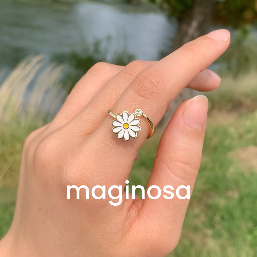 Angstverminderende Ring – Daisy